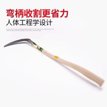 Japan imported SK5 stainless steel sickle chopping machete weeding hackerel outdoor farm cutting tools