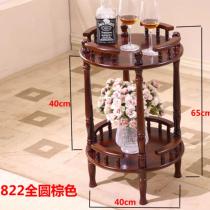 Special assorted wooden tea water shelf for the corner several thickened smoke-cylinder chess-card room tea house next to the mahjong table of the tea table mahjong table