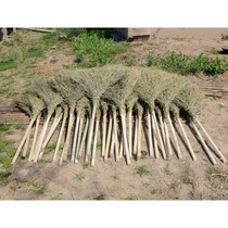 Big broom sweeping road bamboo school garden bamboo leaf lawn bamboo sanitation worker bamboo broom household durable lengthy