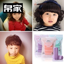 Home children curly hair small baby hairclip curl hair stick hairdressing little girl children