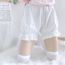 lolita pumpkin pants jk beating bottom pants safety pants woman anti-walking light summer lolita day department outside wearing lantern shorts