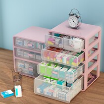 Export German medicine cabinet household empty medicine cabinet extra large capacity large medicine storage box multi-layer family pack