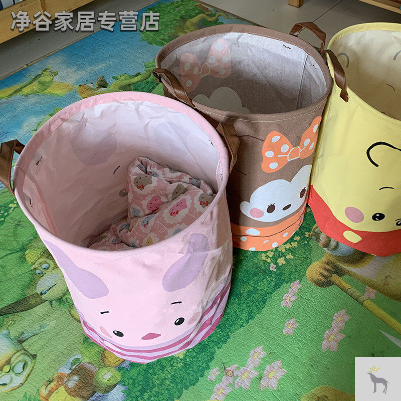Export baby toys to collect baskets cartoon dirty clothes buckets clothing baskets to organize boxes of clothing to collect buckets of dirty clothes baskets