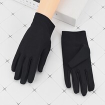 Spandex gloves for men and women thin stretch Spring and Autumn riding summer etiquette anti-gymnastics performance gloves