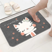 Toilet Absorbent Ground Mat Kitchen Footbed Bathroom bathroom Bathroom Cushion for Home Door Entrance Door doormat Bedroom Carpet