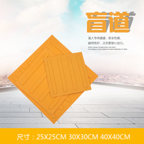 Self-produced high quality 303030cm Park plastic PVC blind Road Board road plastic blind Road brick traffic facility Template