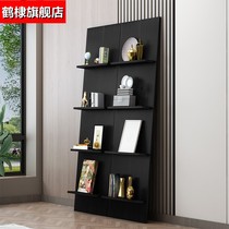 Extremely Brief Bookshelf Information Show Shelf Magazine Rack Leaning Against Wall Black Floor Shelf Multilayer Containing Shelf Press Shelf Customised