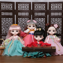 Mini antique dress up barb Barbie doll clothes girl childrens toys 17cm Princess simulation suit