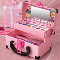 Child Cosmetics Suit Girl Birthday Gift Exclusive Princess Painting Makeup Color Makeup Box Emulation Toy 10 +
