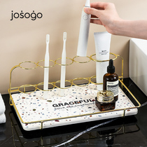 Electric toothbrush holder Tooth Washroom Wash Terrace Shelf Free to punch Silicon Algae Clay Mouthwash Cup Dental Cup Holder