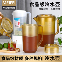 Acrylic cold kettle with graduated PC with lid measuring cup milk tea shop with measuring cylinder high temperature resistant tea kettle cold resistant
