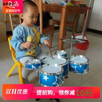 Drum musical instrument Hand playing professional Baby childrens toy Hammer drum puzzle drum Portable beginner music