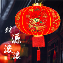 Large red lantern light hanging decoration gate doorway outdoor balcony a pair of waterproof Spring Festival Jo relocated chandelia Chinese wind big
