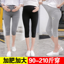 2020 Pregnant Women Summer Clothing Fat MM200 Catty of Modale Ice Silk Seven Pants Intensify gats Elastic Beat Underpants Wear