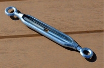 National standard galvanized flower basket screw wire rope tension tightener open body flower orchid Bolt M16