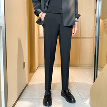 Suit dk uniform pants men Korean version of the loose boy Joker casual suit trousers Hong Kong style trend trousers