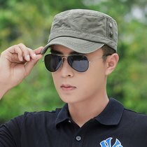 Hat Mens Summer Sun Protection Sun Flat Top Hat Fishing Men Casual Spring Summer Day Baghitchhiking Duck Tongue Baseball Cap