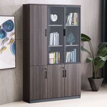 Modern file cabinet data file cabinet office with glass door home storage storage bookcase combination landing