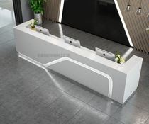  Paint front desk Grand Hotel cashier Beauty salon reception desk Reception Property information desk Training institution front desk