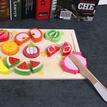 Childrens wooden building blocks toys 1-2-3-6 years old cut to see the shape matching early childhood building blocks