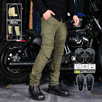 Loon Biker Motorcycle jeans retro fan anti - wrestler pants Kefla anti - tear cycling pants
