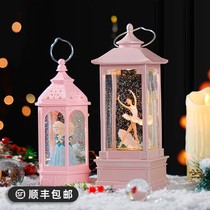 Christmas music box music box rotating crystal ball birthday gift princess children little girl ballet girl