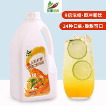 2kg kumquat lemon concentrated juice milk tea shop special raw pulp grape lychee orange mango juice commercial thick pulp