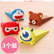 Door blocking mobile door stopper Kamen fixed household plug three-dimensional door card top door living alone without installation door seam stopper