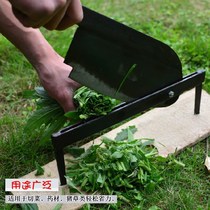 Grass cutter Manual hand tied knife guillotine Household gate Old-fashioned smashing knife Small multi-functional corn bean pole cattle and sheep