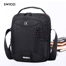 Swiss mens buns bag single shoulder slanted satchel for leisure business Italic briefcase Multi-functional hand sails cloth bag