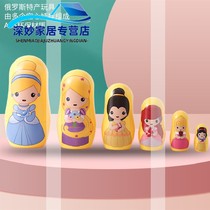 Russian style doll 6-layer new Chinese style princess girl cute childrens educational toy birthday gift