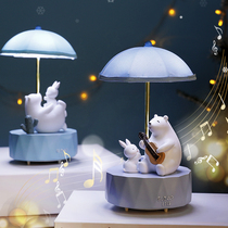 Practical night light music box Sky City to send girls  girlfriends birthday sound moon gift creative music box gift