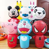 96cm tumbler inflatable enlarged toys baby children large thick boxing tumbler balloon cartoon inflatable