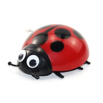 Ladybug toy clockwork Childrens science color Little boy girl winding simulation crawling small gift
