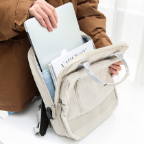 Computer bag female shoulder 15 6 inch for Apple Xiaomi Huawei matebook14 Lenovo Dell HP notebook bag shockproof hipster college students multi-functional Korean schoolbag 13 3