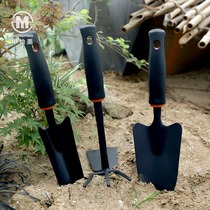 Thickened planting cauliflower iron shovel tools household shovel gardening digging three-piece set of trees multi-Padded Balcony