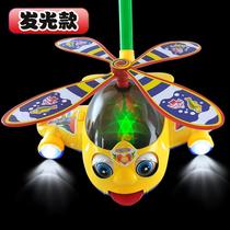 Baby toddler trolley push music baby hand push plane toy children learn to walk single pole 1-2 year old putter