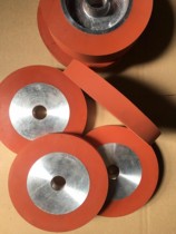 Suitable for thermal transfer bronzing rubber roller Rubber roller Silicone roller Rubber roller rubber roller High temperature rubber roller one centimeter wide 10 yuan