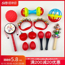 2019 new kindergarten early to teach baby sand hammer sandbell newborn baby shaking percussion instrument after listening to the senses