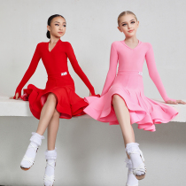 Little ZYM (shirt) match dress dress dress Latin dance childrens daughter childrens belt bottoms 21216