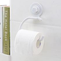 Toilet paper towel hanger toilet paper holder rear suction cup towel ring adhesive hook roll machine kitchen multi-purpose paper towel holder