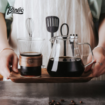 Bincoo glass coffee appliance sharing pot simple heat-resistant high temperature resistant hand punch coffee pot set simple hanging ear