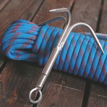 Mountaineering Flying Tiger Claw three Claw hook rock climbing salvage anchor hook extra large grapple multifunctional tracing hook large triangle hook