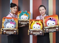 New Year gift McDonalds hello kitty Car pillow animal pillow Lion doll bed toy