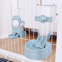 Pet Suspended Drinking Fountain Automatic Cat Food Feeding Machine Kittens Feeder God Instrumental Cage Cat Food Basin Feeding Machine