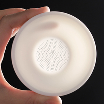 Song Ge Sheep Jade All-Porcelain Integrated Tea Leak Creative Tea Filter Tea Bubble Filter Tea Unglazed