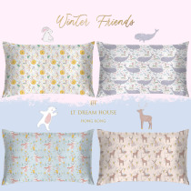 Child real silk pillowcase double face 19 mmie pounds of mulberry silk original cute animal cartoon design baby skincare