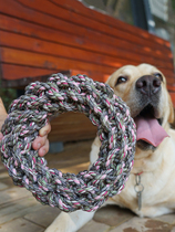 Pet bite-resistant cotton rope toy Keji Mao interactive bite glue ball small medium and large dogs dogs knot toys supplies