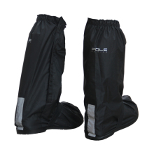 POLE motorcycle equipment riding special waterproof rainproof shoe cover non-slip thick racing shoes boot cover high tube reflection