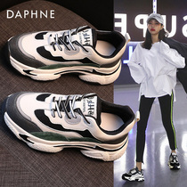 Daphne daddy shoes womens shoes 2021 new spring and autumn explosive Joker casual thick soled sports shoes ins tide